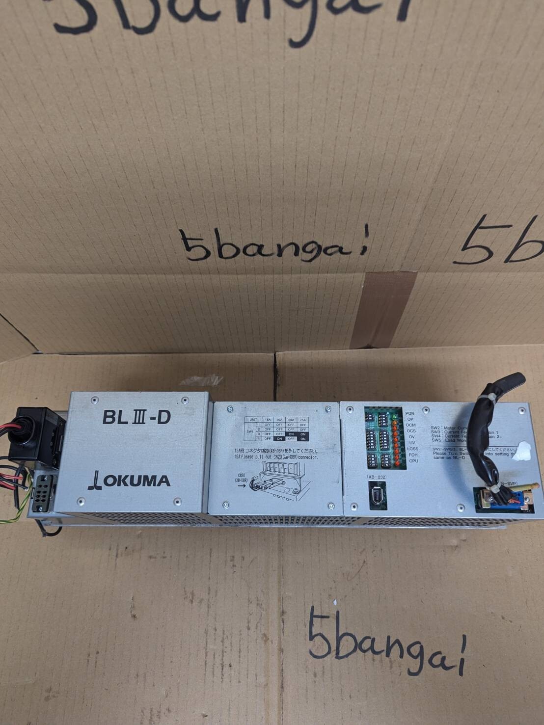 OKUMA BLIII-D U0213-0006-001-11 Servo Amplifier BL3-D From Working Machine OKUMA BLIII-D U0213-0006-001-11 Servo Amplifier BL3-D From Working Machine