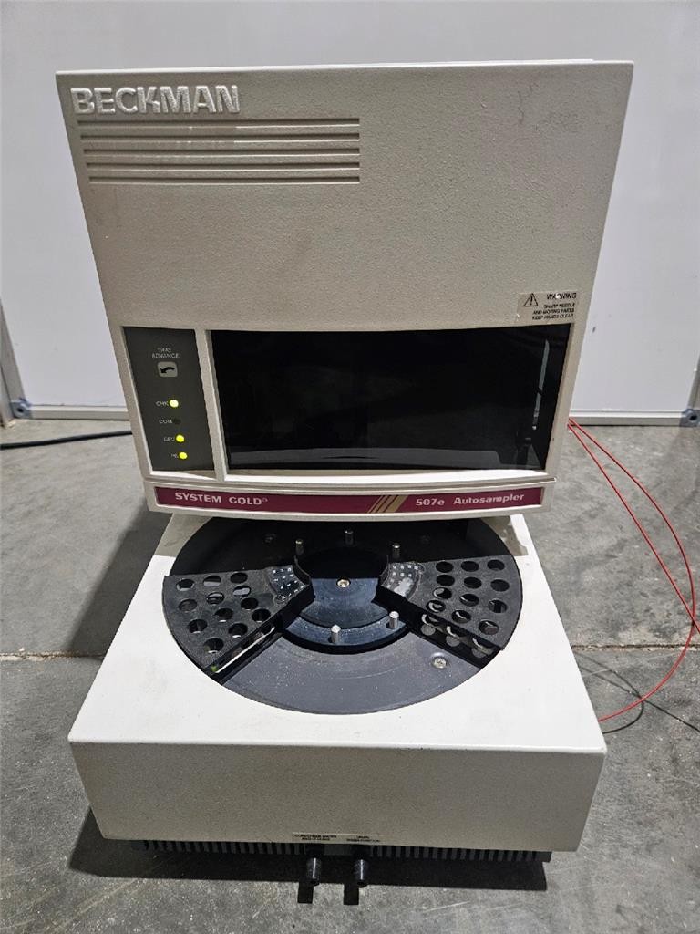 BECKMAN SYSTEM GOLD 507E AUTOSAMPLER 5387901 LAB LABORATORY EQUIPMENT 2 PLATES BECKMAN SYSTEM GOLD 507E AUTOSAMPLER 5387901 LAB LABORATORY EQUIPMENT 2 PLATES