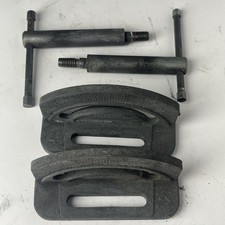 Vintage Baldor Model 500 Carbide Tool Grinder Table Tilt Brackets & Lock Handles picture