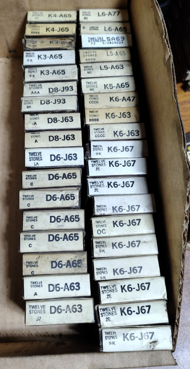 Sunnen D6 ,D8, K3, K4, K6, K5, L5, L6 STONES 12 PCS / BOX Sunnen D6 ,D8, K3, K4, K6, K5, L5, L6 STONES 12 PCS / BOX