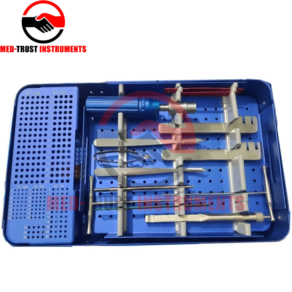 Locking Small Fragment Instrument set, excellent box with screw tray (42 pcs ) Locking Small Fragment Instrument set, excellent box with screw tray (42 pcs )