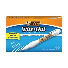 BIC Wite-Out Brand Shake 'n Squeeze Correction Pen, 12-Count Pack picture