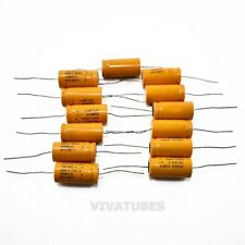 Lot of 13x Vintage Sprague Axial Electrolytic Capacitors 40uF 200V TVA-1442 picture