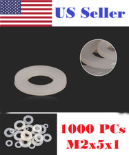 1000 PCs M2 Plastic Nylon Flat Spacer Washer M2x5x1  (2mmx5mmx1mm) picture
