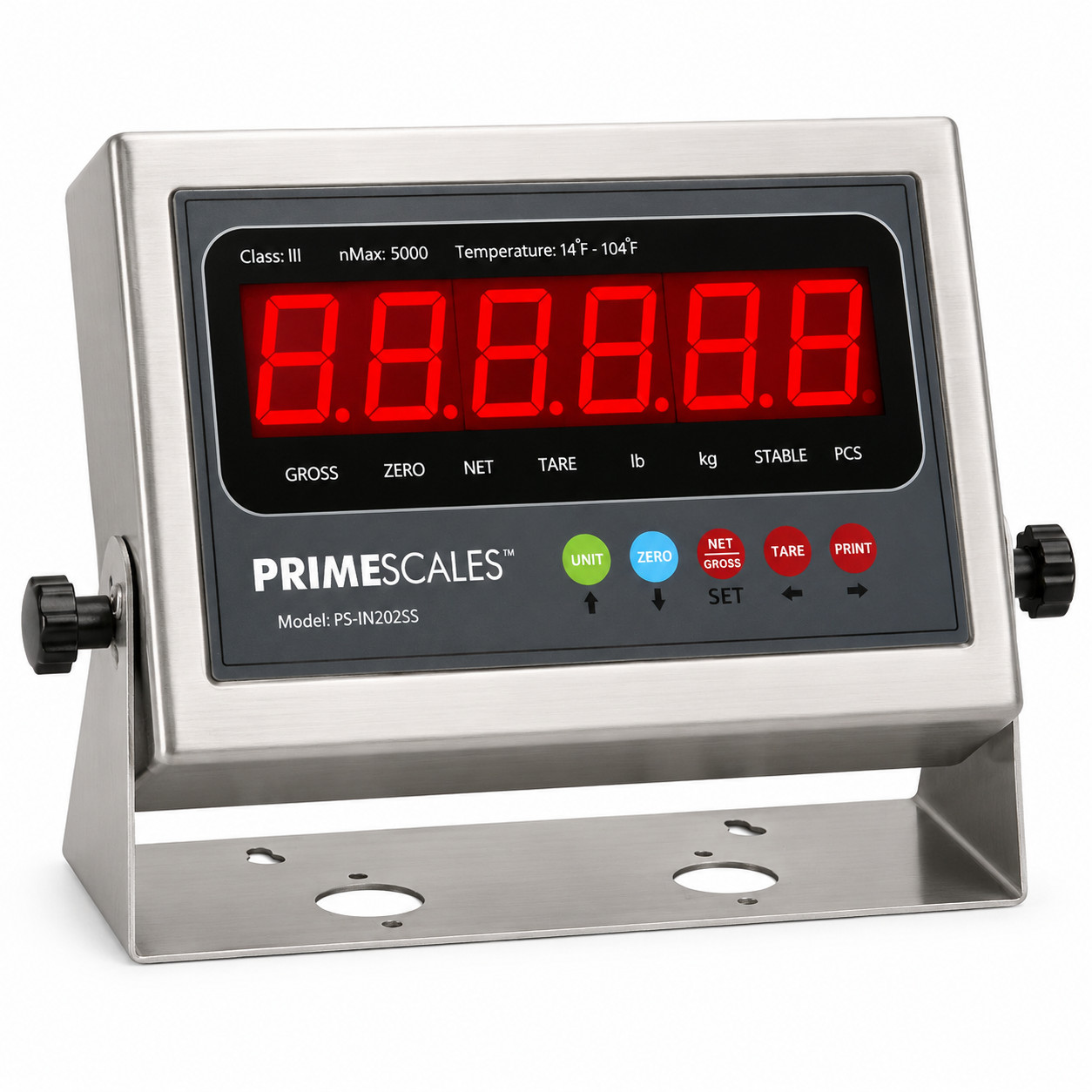 Prime Scales Indicator for Floor Scale NTEP Legal for Trade Stainless Steel NEW Prime Scales Indicator for Floor Scale NTEP Legal for Trade Stainless Steel NEW