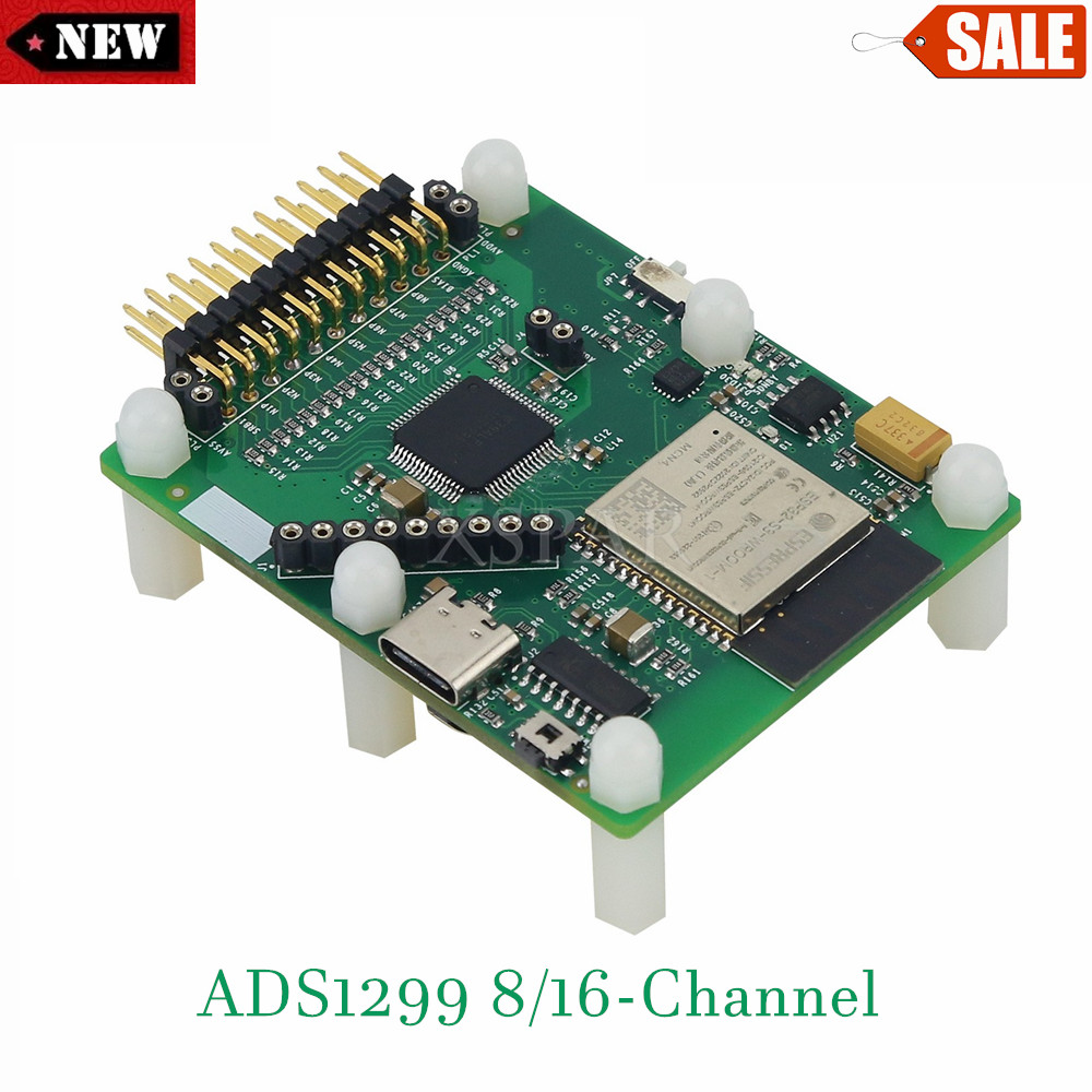 ADS1299 8/16-Channel EEG Acquisition Module WiFi + USB Brain Wave Sensor EEG/BCI ADS1299 8/16-Channel EEG Acquisition Module WiFi + USB Brain Wave Sensor EEG/BCI