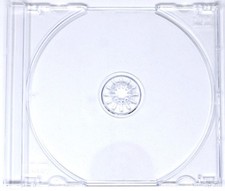 10 Brand New Clear CD Jewel Case Trays 1990s Vintage Tray Compact Disc picture