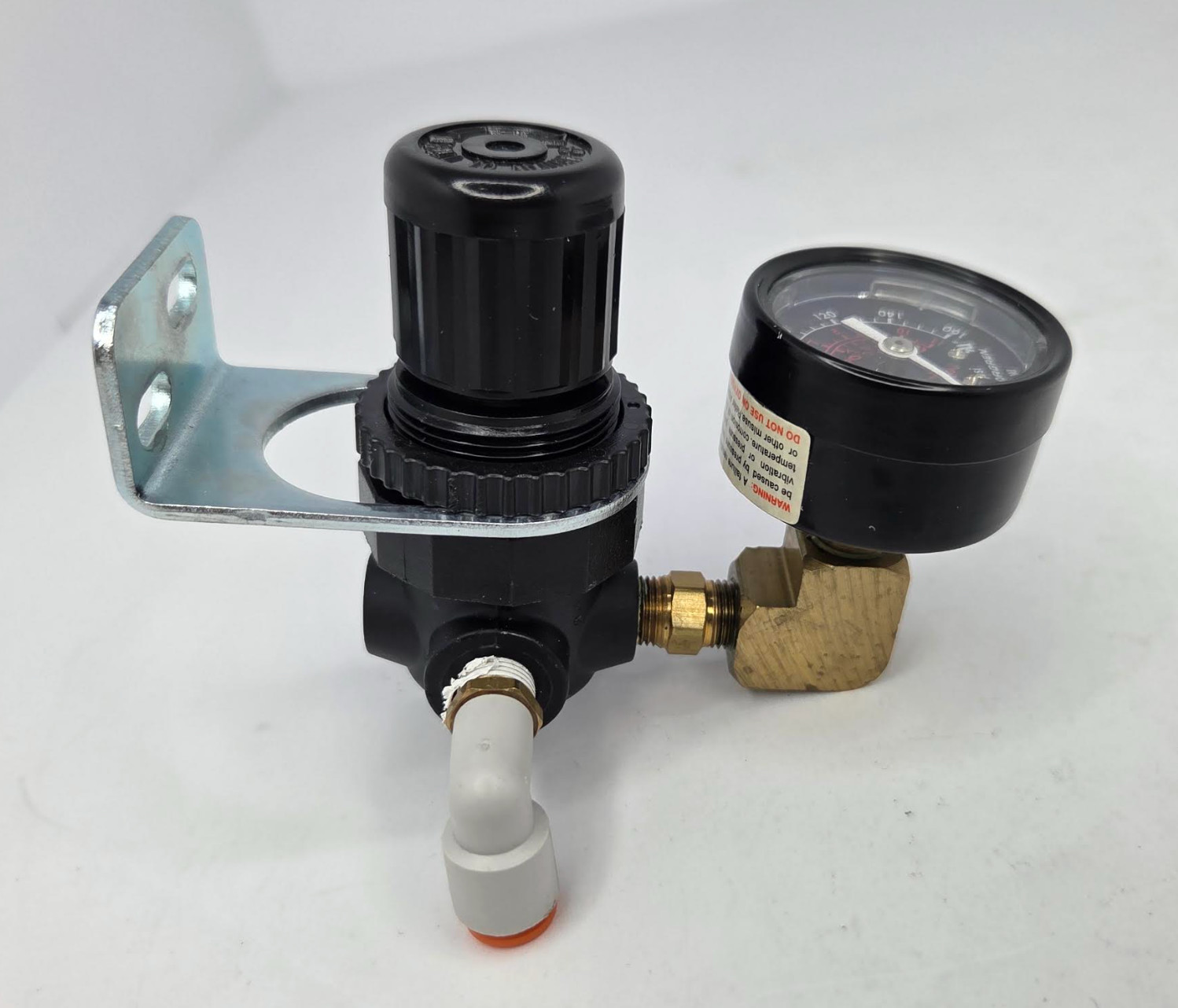 Norgren R07-100-RNKA Pneumatic Pressure Regulator Gauge Bracket 100 PSI