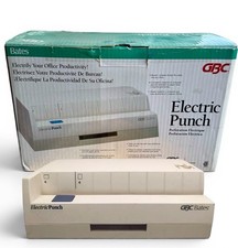 Bates GBC Electric Paper Punch Heavy Duty Office 2-3 Hole Desktop 20 Pages picture