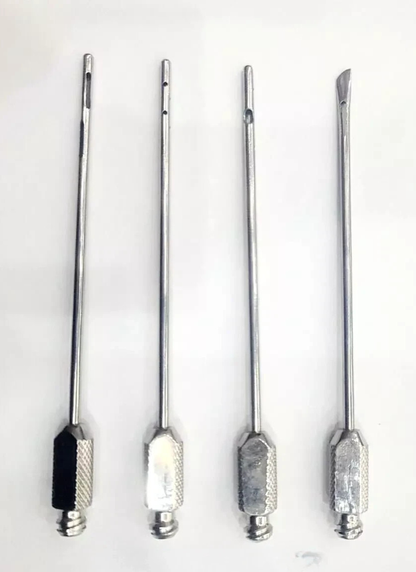 Face Fat grafting Liposuction Cannul LuerLock SS Non Magnetic 2.5*150mm reusable Face Fat grafting Liposuction Cannul LuerLock SS Non Magnetic 2.5*150mm reusable