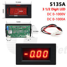 DC Digital Voltmeter Ammeter 3 1/2 Digit LED Display Panel Tester 0-1000V 1000A picture