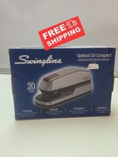 NEW Swingline Optima 20 Electric StaplerDesktop, Auto/Manual, 20 Sheets, Silver picture