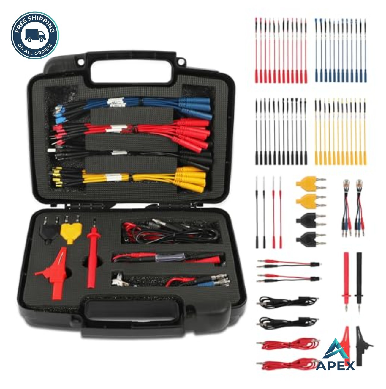 68 Pcs Automotive Circuit Test Lead Kit Multimeter Electrical Breakout Probes 68 Pcs Automotive Circuit Test Lead Kit Multimeter Electrical Breakout Probes