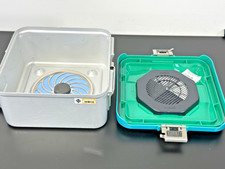 Aesculap PrimeLine Rigid Instrument Container Case Filter Teal Lid Germany picture