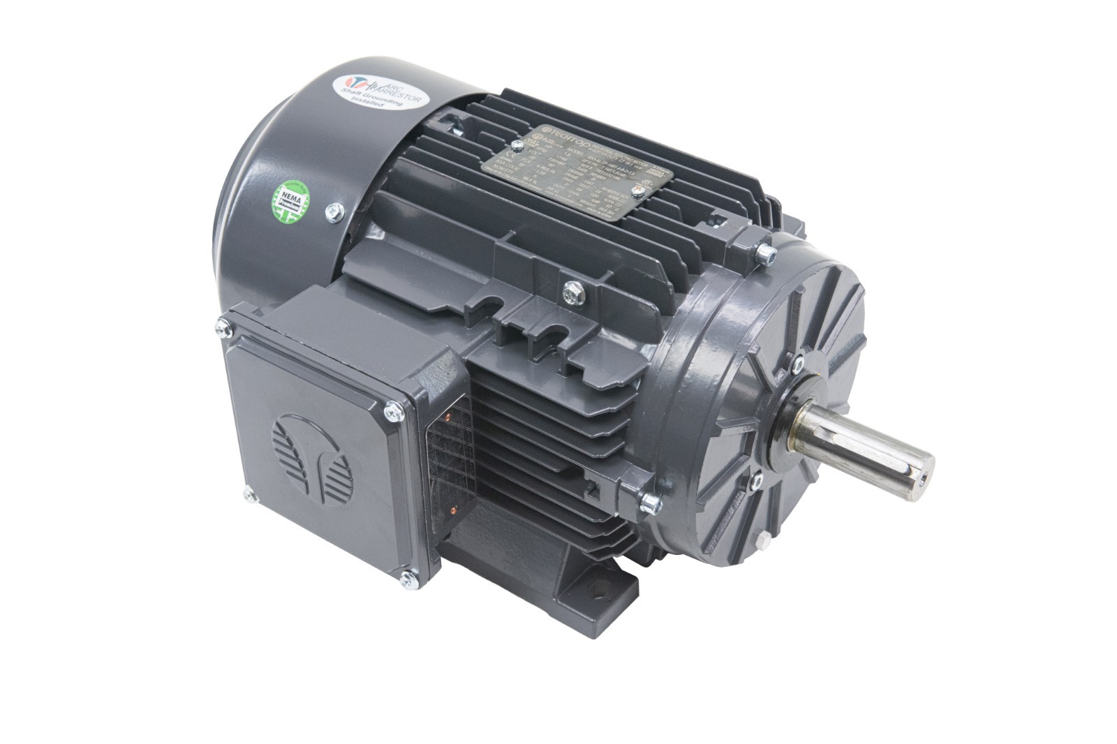 Techtop Cobra Electric Motor 7.5 HP 1800 Rpm 1-PH 230 Volt 213T Frame