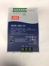 Mean Well WDR-480-24 200-500 VAC to 24 VDC Switching Power Supply 22 BRAND NEW picture