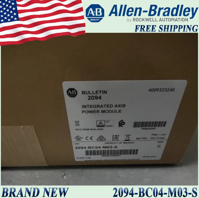 New in Box 2094-BC04-M03-S/C Kinetix 6000 Integrated Axis Module 
