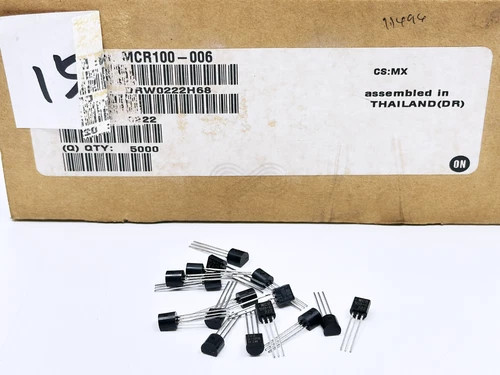 50PCS MCR100-006 MCR100-6 Onsemi Sensitive Gate SCR 0.8A 400V Thyristor TO-92