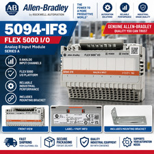 Allen Bradley 5094-IF8 Ser A Flex 5000 Input Module W/Mounting Bracket picture