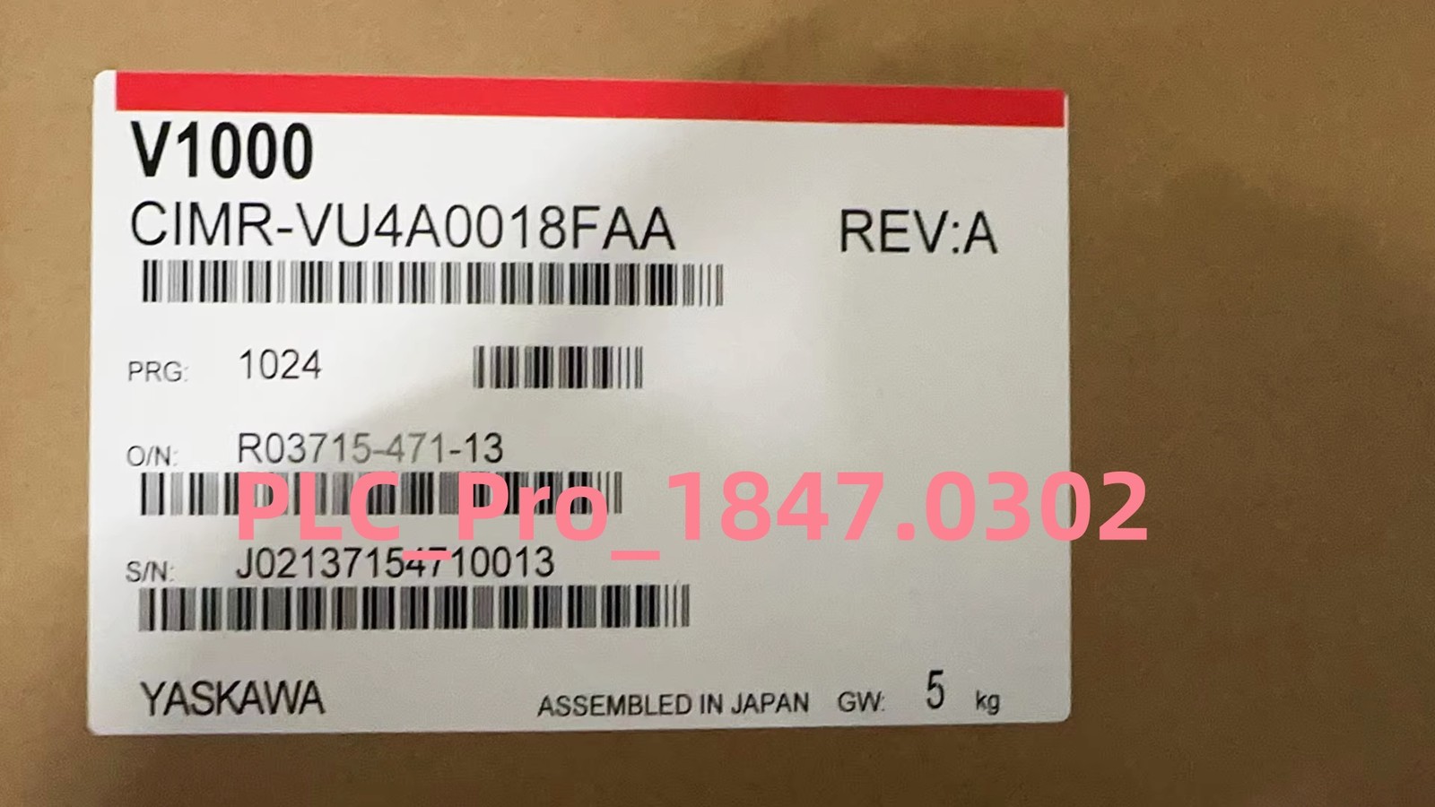 1PCS Brand New Yaskawa CIMR-VU4A0018FAA Inverter CIMRVU4A0018FAA Fast Delivery 1PCS Brand New Yaskawa CIMR-VU4A0018FAA Inverter CIMRVU4A0018FAA Fast Delivery