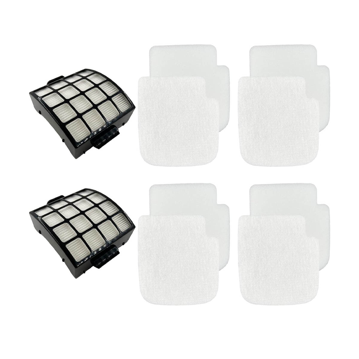 2 HEPA Filters, 4 Foam Filters for Shark Vacuum AZ3000, AZ3000C, AZ3000W