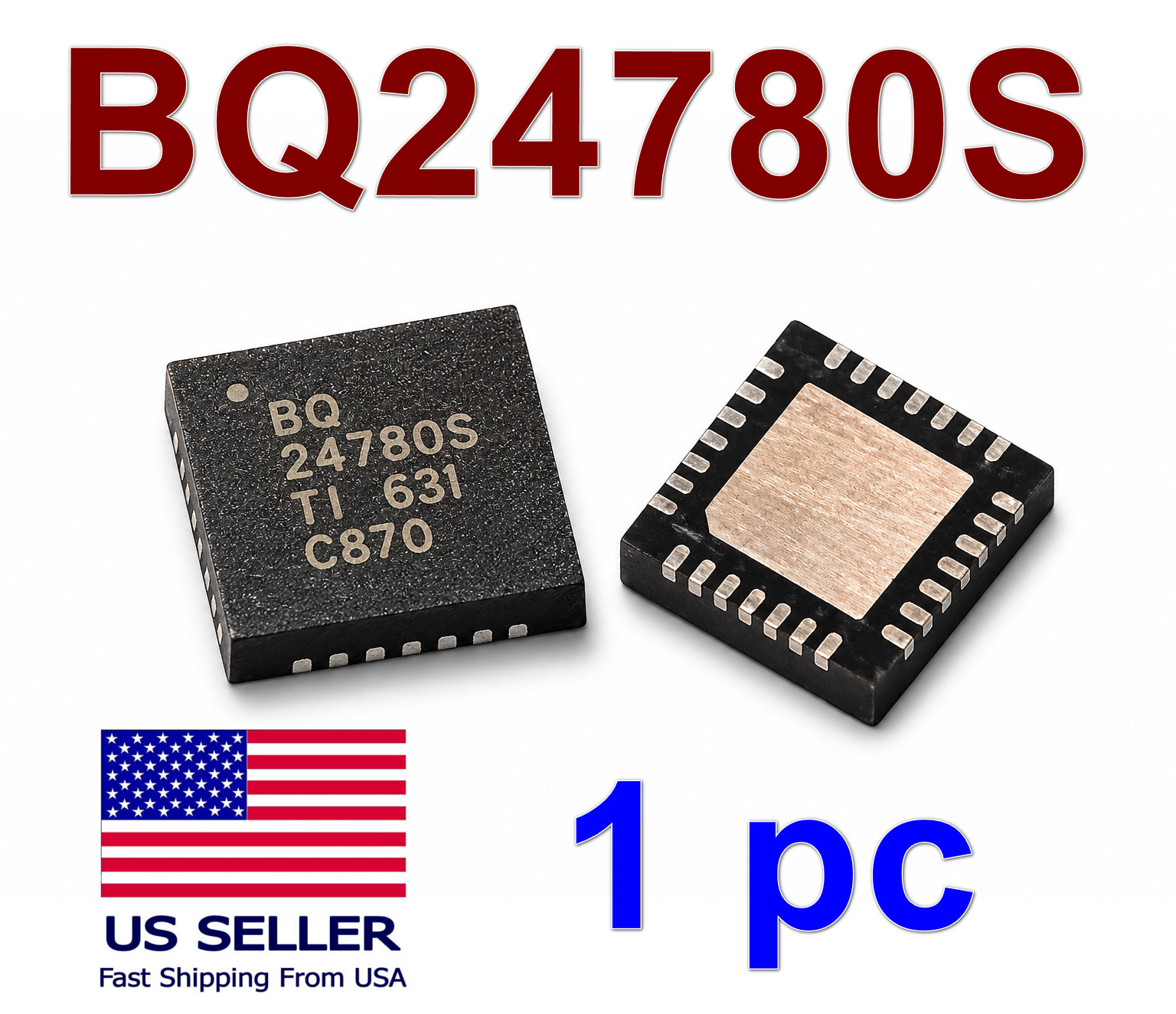 1pc New BQ24780SRUYR 24780S BQ24780S XQ24780S QFN-28 FAST US SHIPPING 1pc New BQ24780SRUYR 24780S BQ24780S XQ24780S QFN-28 FAST US SHIPPING