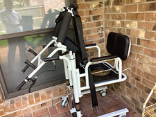 NEW Open Box Hydraulic Patient Transfer Chair with Commode – Never Used picture