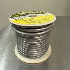 Vintage NASSAU B Stearine Core Large Diam. Solder - SPEC: AT 7241 - 4LB 7.5 Oz picture