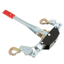 2 Ton 4000 LBS Power Puller Hand Winch Steel Cable Come Along Tighter w/ 2 Hooks picture