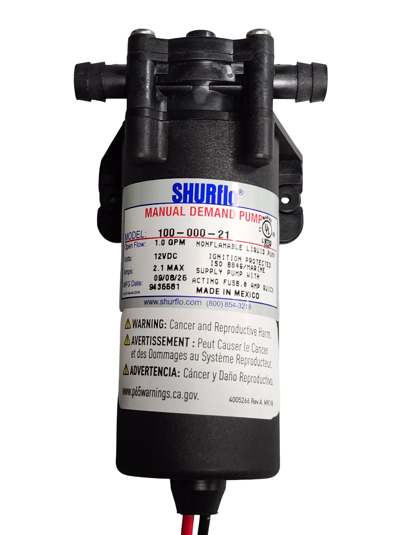 Shurflo 1 GPM Manual Demand Pump 3/8 Shurflo 1 GPM Manual Demand Pump 3/8