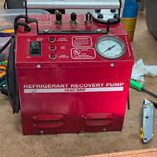 White Industries 1640 RRP Refrigerant Recovery Pump 115V for R12 R22 R500 R502 picture