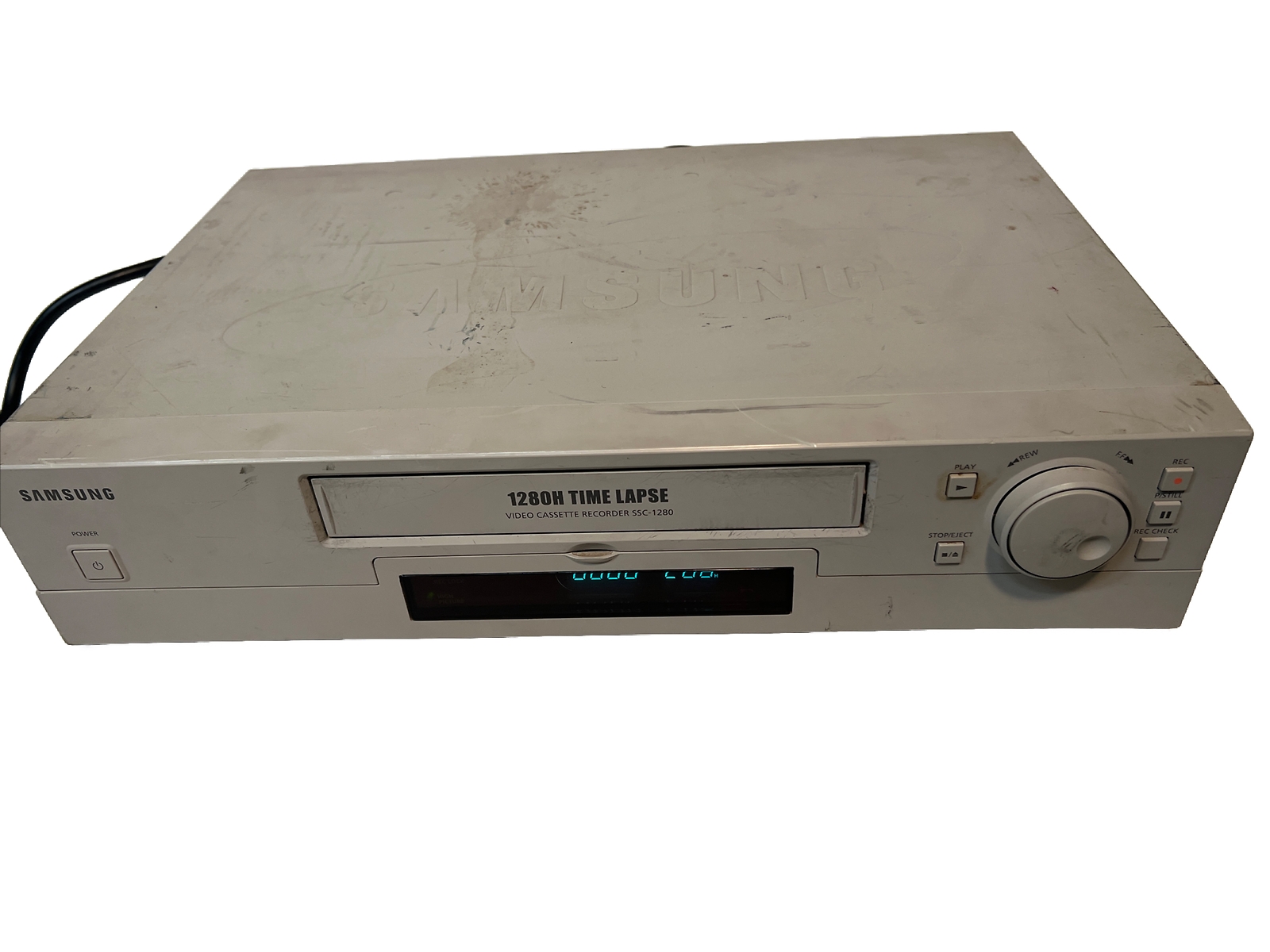 Samsung SSC-1280 Time Lapse Surveillance System Video Cassette Recorder Samsung SSC-1280 Time Lapse Surveillance System Video Cassette Recorder