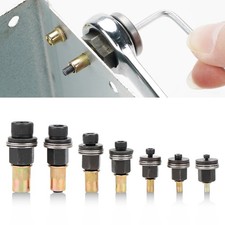 7pcs Manual Rivet Nut Tool Kit M3-M12 Carbon Steel Nutsert Set for Drill Wrench picture