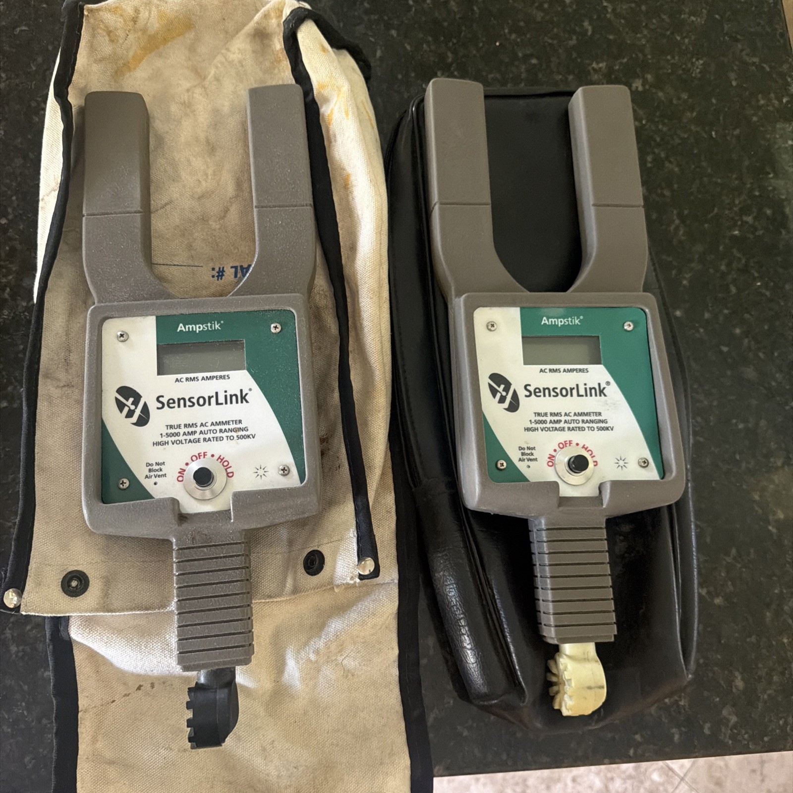 Ampstik SensorLink AC 500kv 8-020xt 0-5000 AMP Auto Ranging AC AMMETER Ampstik SensorLink AC 500kv 8-020xt 0-5000 AMP Auto Ranging AC AMMETER
