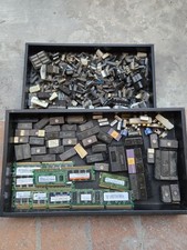 Huge Estate Vintage electronic components, integrated circuit chips, Ram Lot picture