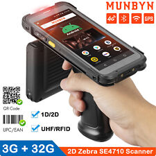 MUNBYN Android 11 Handheld Barcode Scanner 2D/1D/QR/RFID Rugged Mobile Computer picture
