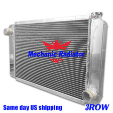 209657 Universal Aluminum Cooling Radiator Fit GM Chevy Low Profile 26