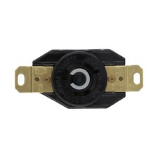 HUBBELL HBL2330 TWIST-LOCK FLUSH RECEPTACLE, 2-POLE, 3-WIRE W/ GROUND, 20A, 277V picture