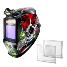 TRQWH Solar Auto Darkening True Color Welding Helmet & Magnifying Lens picture