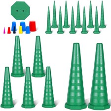 25PCS Hydraulic Oil Service Plugs Universal Rubber Line Cap Kit Hose Pipe Green picture