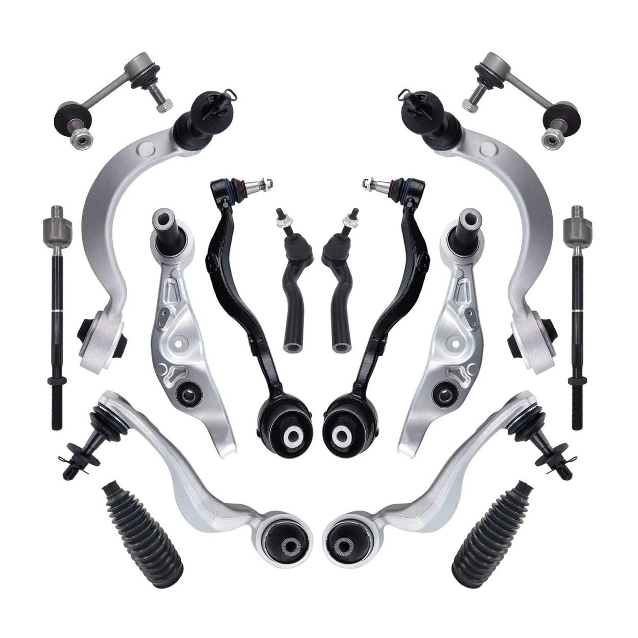 RWD 16Pcs Suspension Kit Front Control Arm Sway Bar Tie Rod For 2007-2017 LS460 RWD 16Pcs Suspension Kit Front Control Arm Sway Bar Tie Rod For 2007-2017 LS460