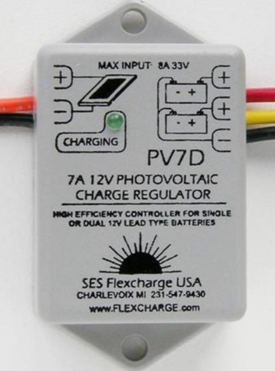 Flexcharge PV7D 7 Amp Charge Controller for Photovoltaic Charging System Flexcharge PV7D 7 Amp Charge Controller for Photovoltaic Charging System