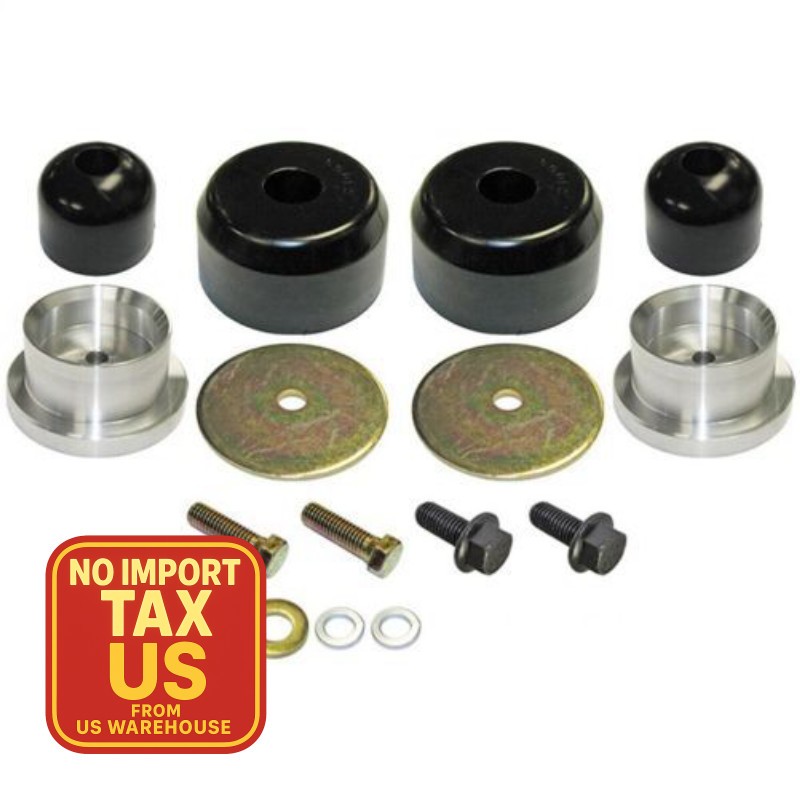 Rock Jock CE-9122R Rear Bump Stop Kit For Jeep Wrangler TJ/LJ NEW Ship US Rock Jock CE-9122R Rear Bump Stop Kit For Jeep Wrangler TJ/LJ NEW Ship US