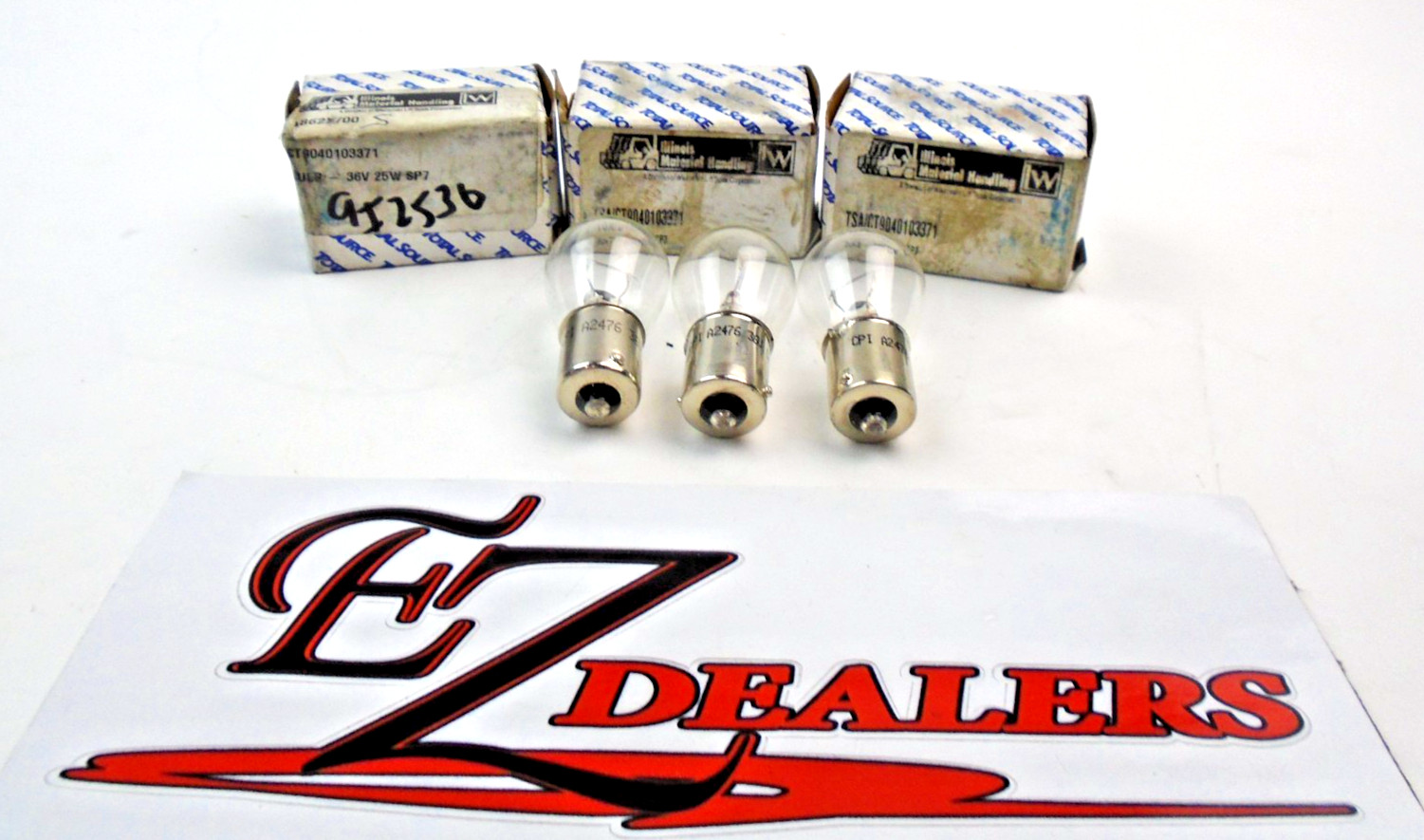 Total Source CT9040103371 36V 25W SP7 Forklift Bulbs (QTY. 3) -NOS-FREE SHIPPING