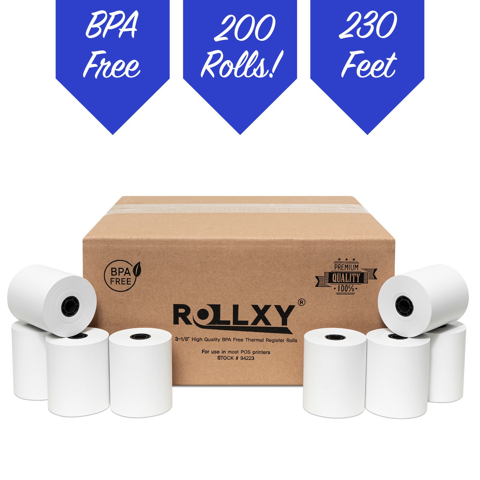 200 Rolls 3-1/8 200 Rolls 3-1/8