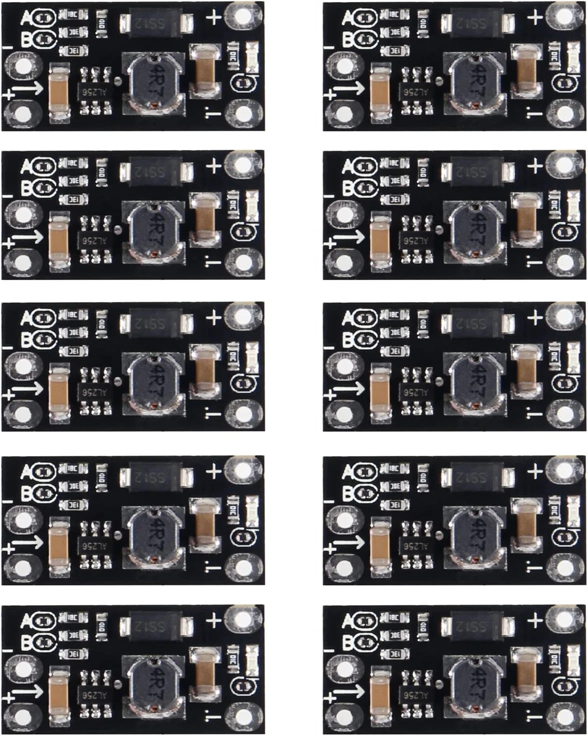 10pcs 3.7V to 5V 8V 9V 12V Mini DCDC Boost Module Step Up Board with LED Indi.. 10pcs 3.7V to 5V 8V 9V 12V Mini DCDC Boost Module Step Up Board with LED Indi..