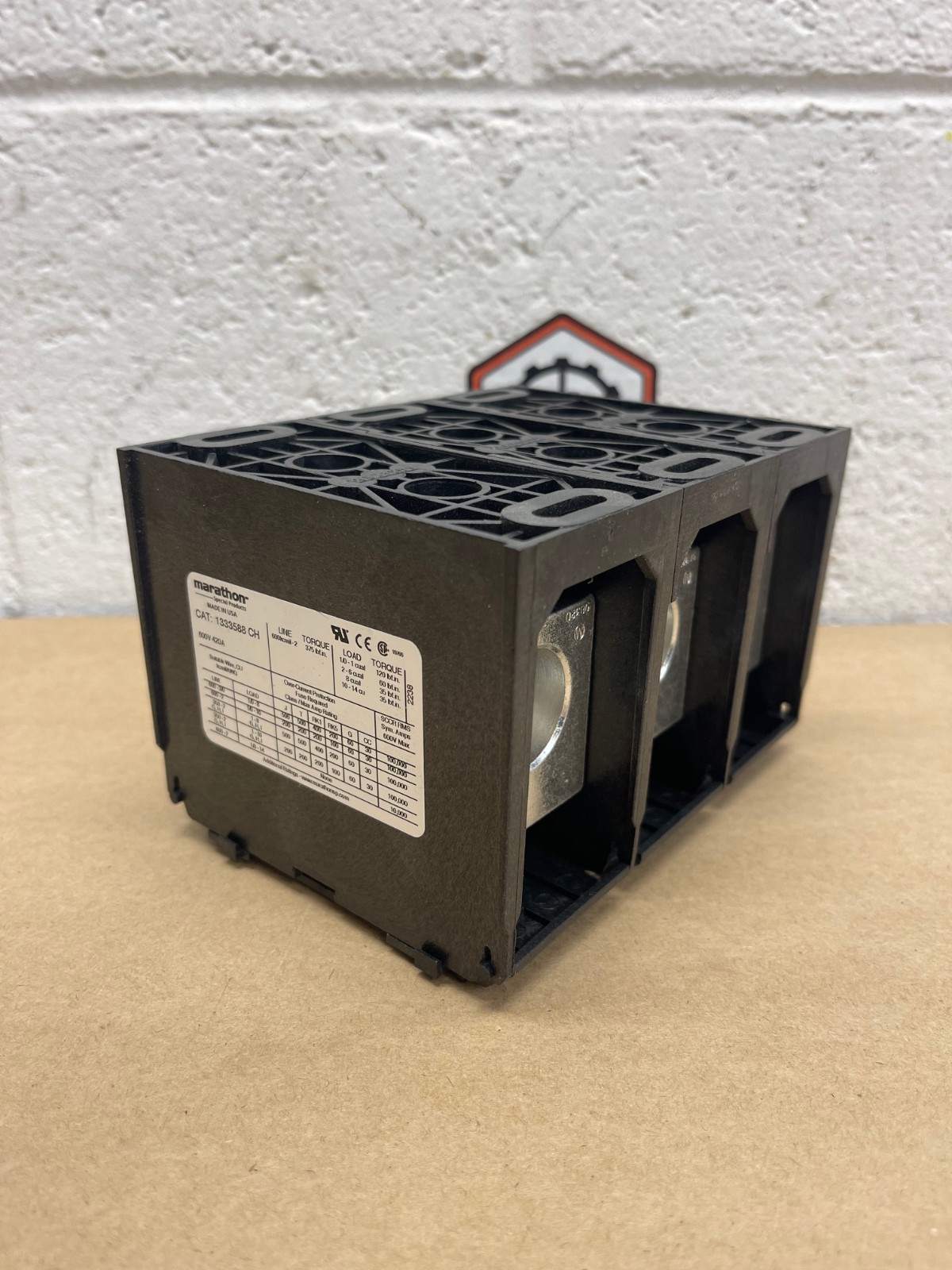 Marathon 133358 CH Distribution Block 600V, 420A *NEW* Marathon 133358 CH Distribution Block 600V, 420A *NEW*