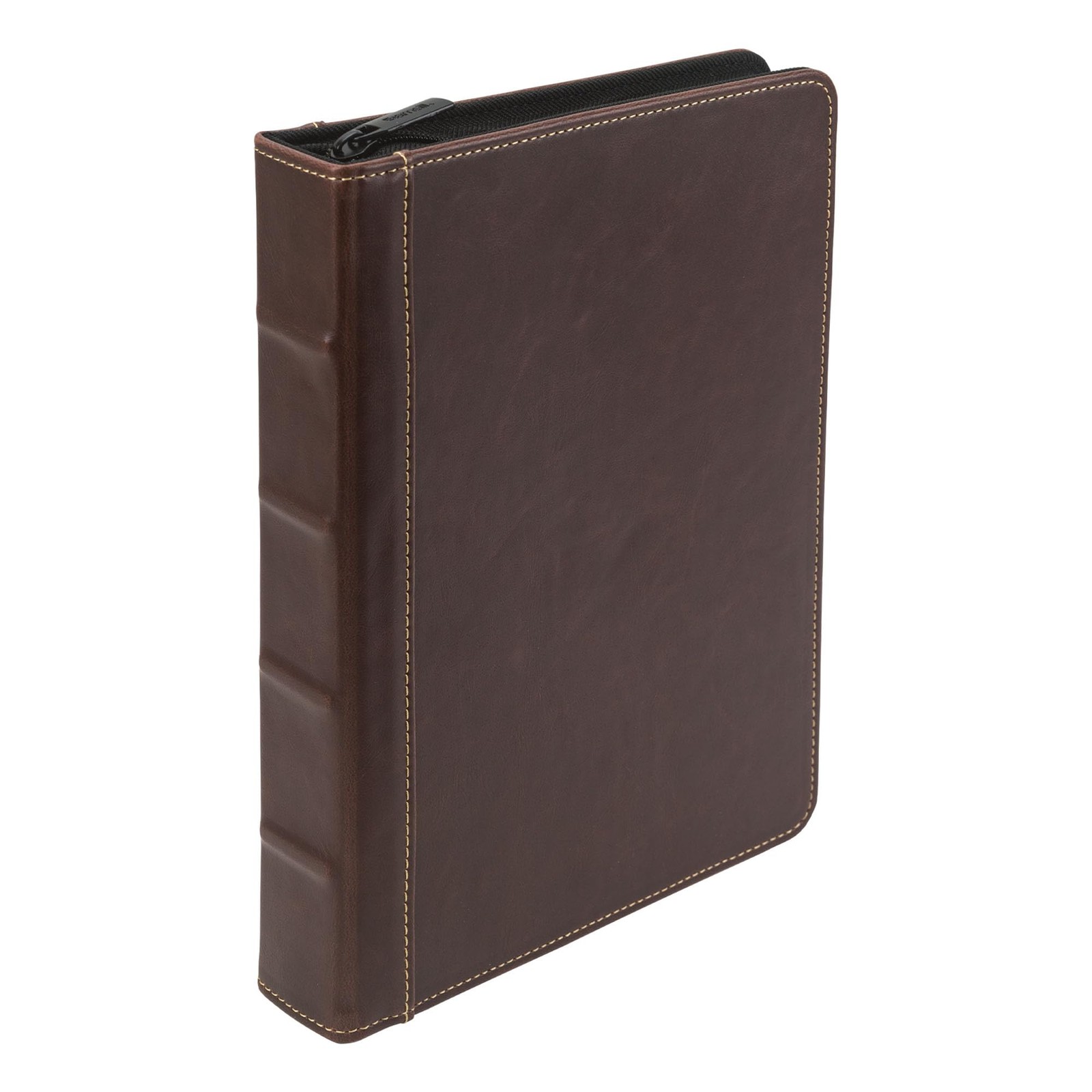 Samsill Vintage Hardback Mini 3 Ring Zipper Binder, Professional Binder Organize Samsill Vintage Hardback Mini 3 Ring Zipper Binder, Professional Binder Organize