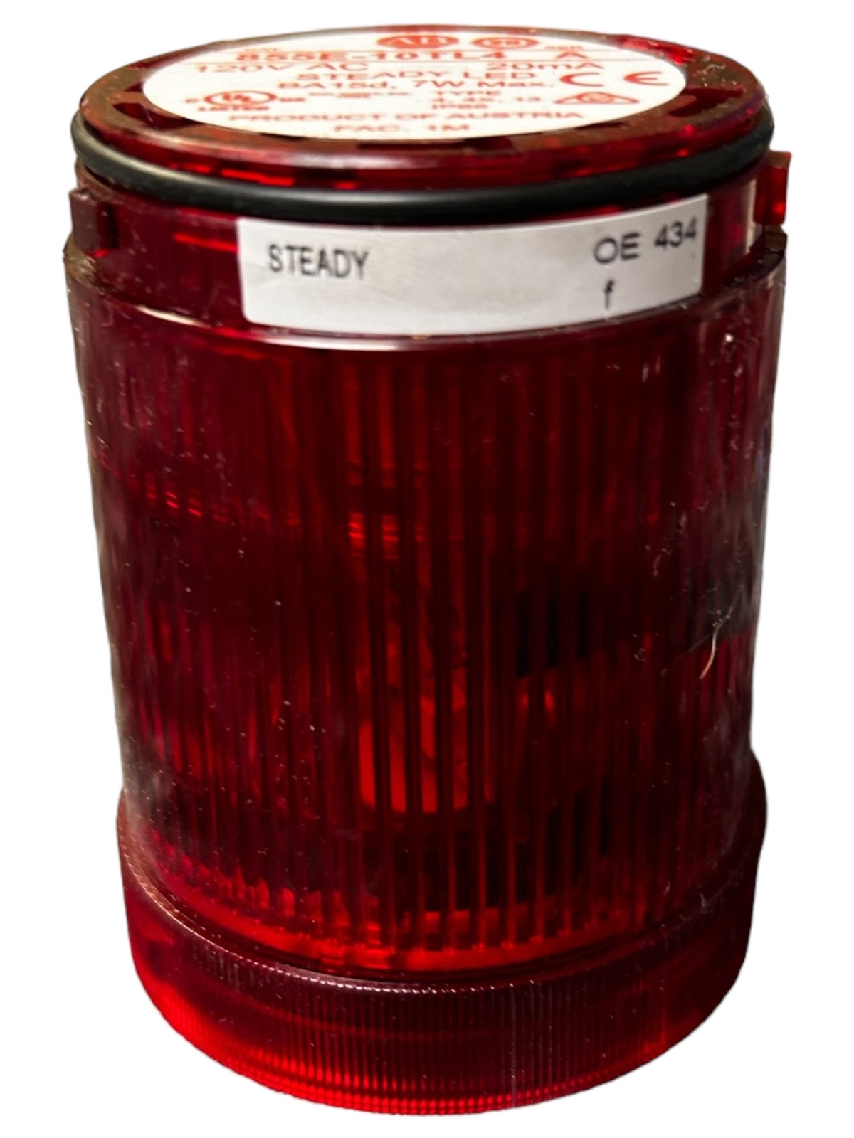 Allen-Bradley, 855E-10TL4, 50 mm, Stack Light, Red - NEW IN BOX Allen-Bradley, 855E-10TL4, 50 mm, Stack Light, Red - NEW IN BOX