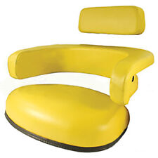 Seat 3-Piece Set Vinyl Yellow Fits John Deere 4020 7700 4230 3020 picture
